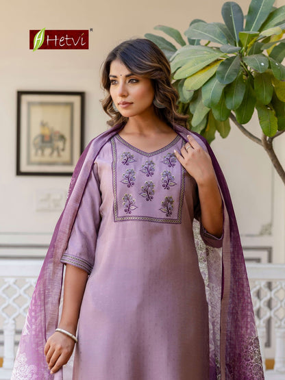 Darshi Hetvi Roman Readymade Pant Style Suits Exporter Gujarat