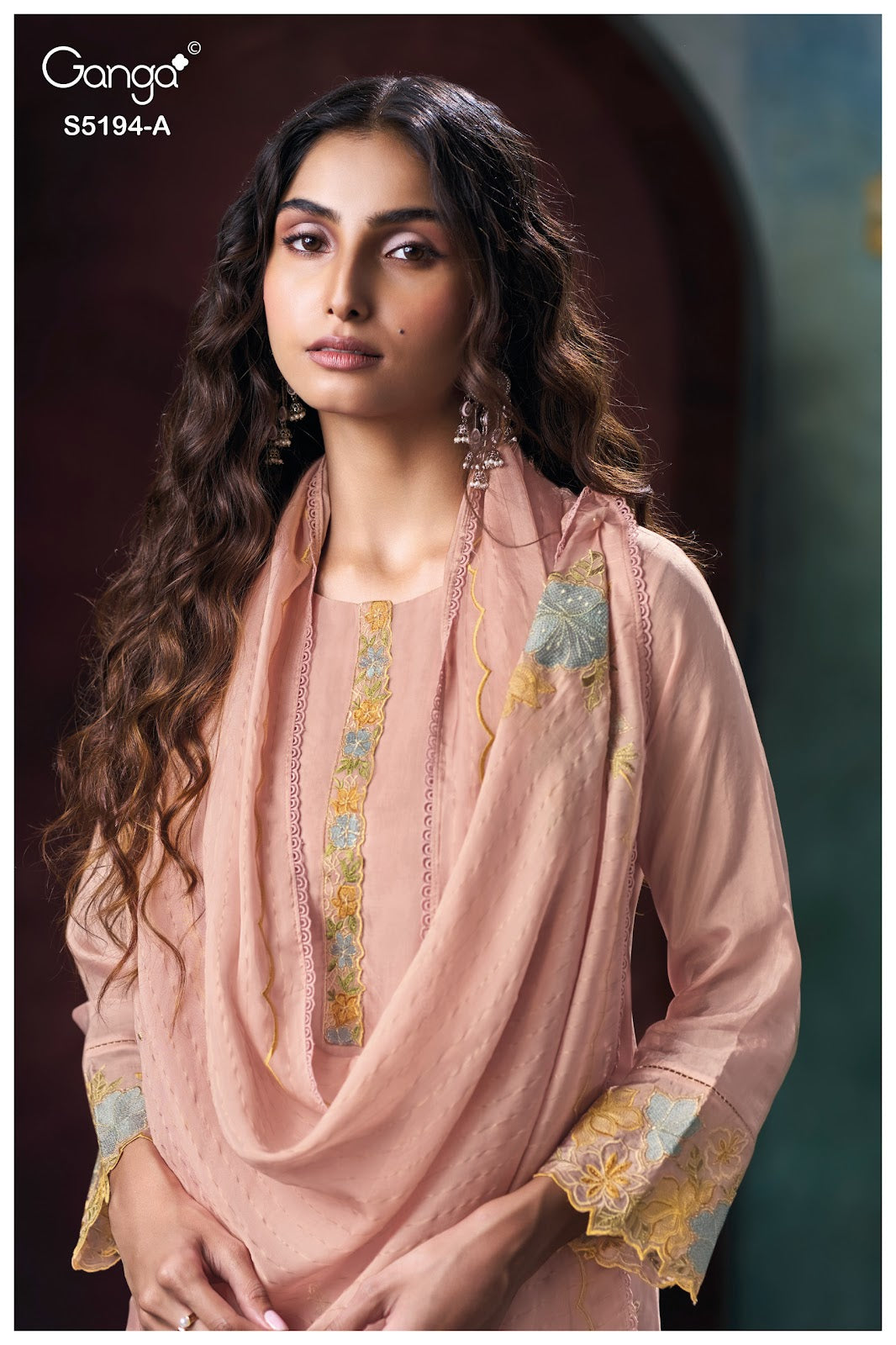 Darshvi S5194 Ganga Habutai Silk Pant Style Suits Wholesaler Gujarat