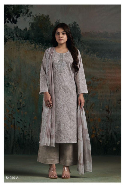 Darvikaa 4940 Ganga Cotton Plazzo Style Suits Manufacturer India