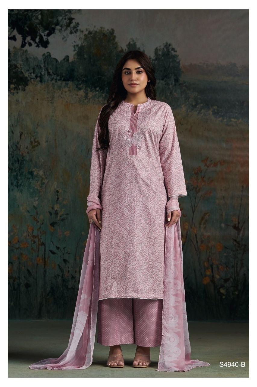 Darvikaa 4940 Ganga Cotton Plazzo Style Suits Manufacturer India