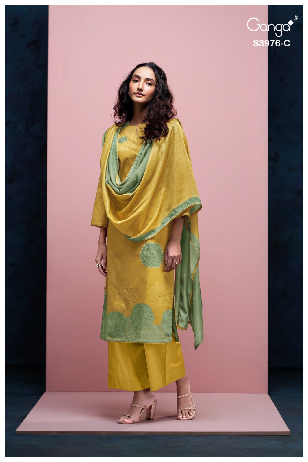 Dasha 3976 Ganga Plazzo Style Suits Wholesale Price
