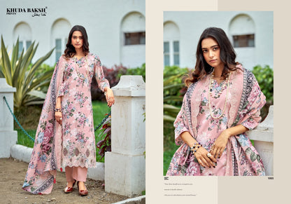 Dastaan E Jashan Hitlist Khuda Baksh Prints Lawn Cotton Pakistani Patch Work Suits Manufacturer Gujarat