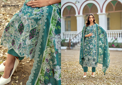 Dastaan E Jashan Hitlist Khuda Baksh Prints Lawn Cotton Pakistani Patch Work Suits Manufacturer Gujarat