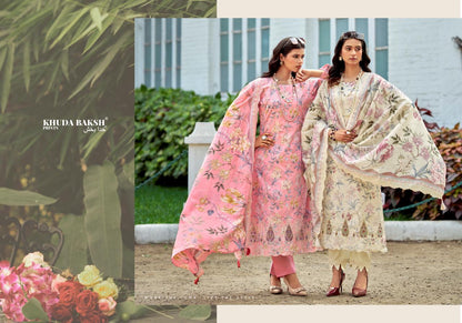Dastaan E Jashan Khuda Baksh Prints Lawn Pakistani Patch Work Suits Supplier Ahmedabad