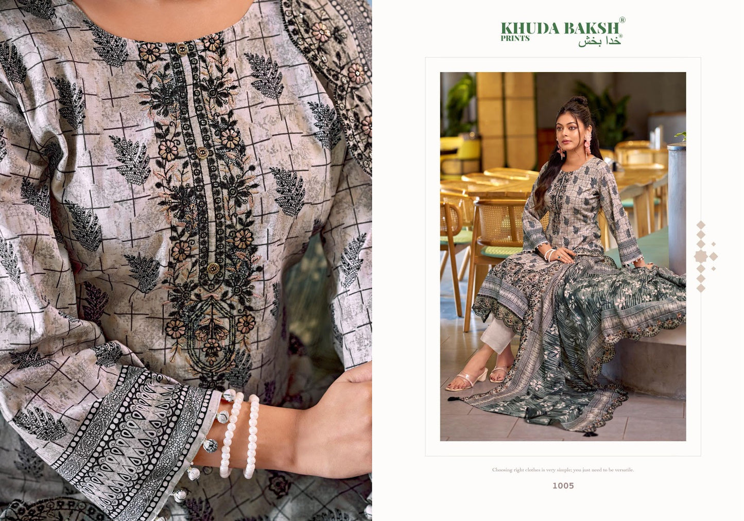 Dastaan E Jashan Vol 2 Khuda Baksh Prints Lawn Karachi Salwar Suits Wholesaler India