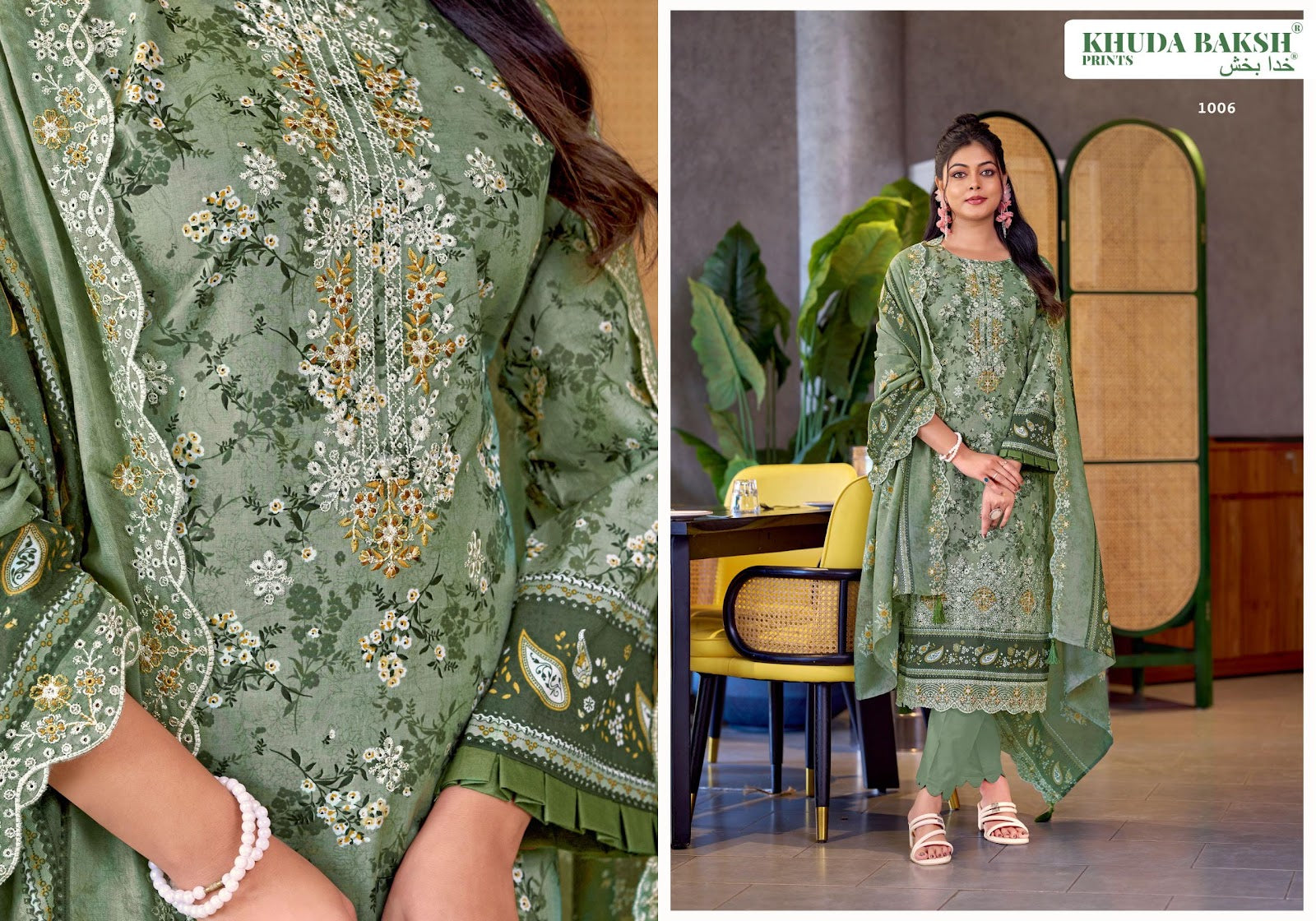 Dastaan E Jashan Vol 2 Khuda Baksh Prints Lawn Karachi Salwar Suits Wholesaler India