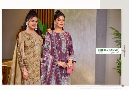 Dastaan E Jashan Vol 2 Khuda Baksh Prints Lawn Karachi Salwar Suits Wholesaler India