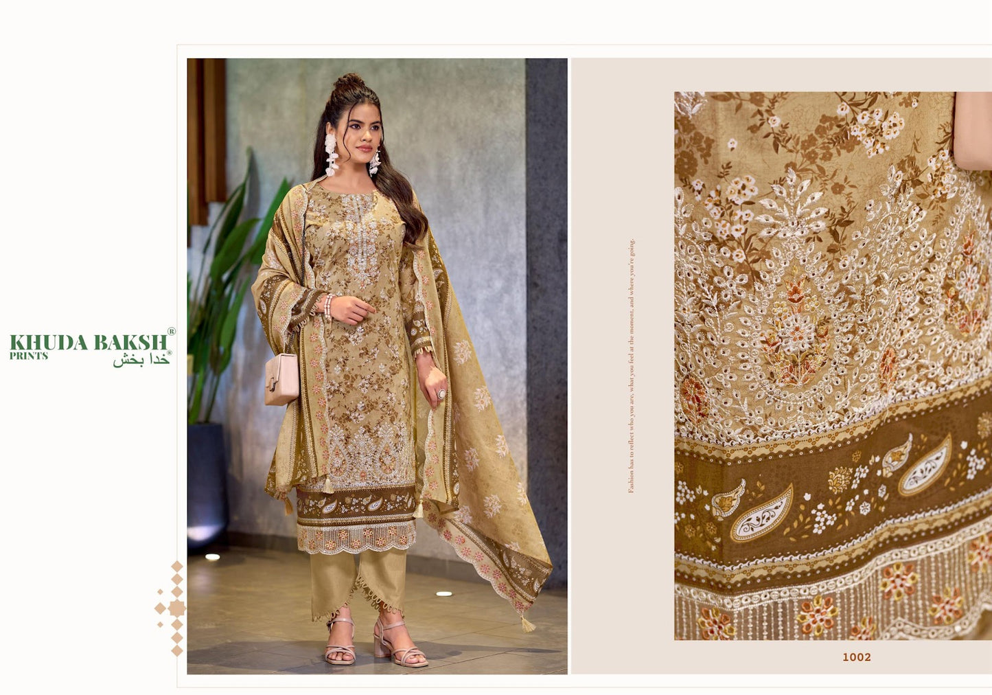 Dastaan E Jashan Vol 2 Khuda Baksh Prints Lawn Karachi Salwar Suits Wholesaler India
