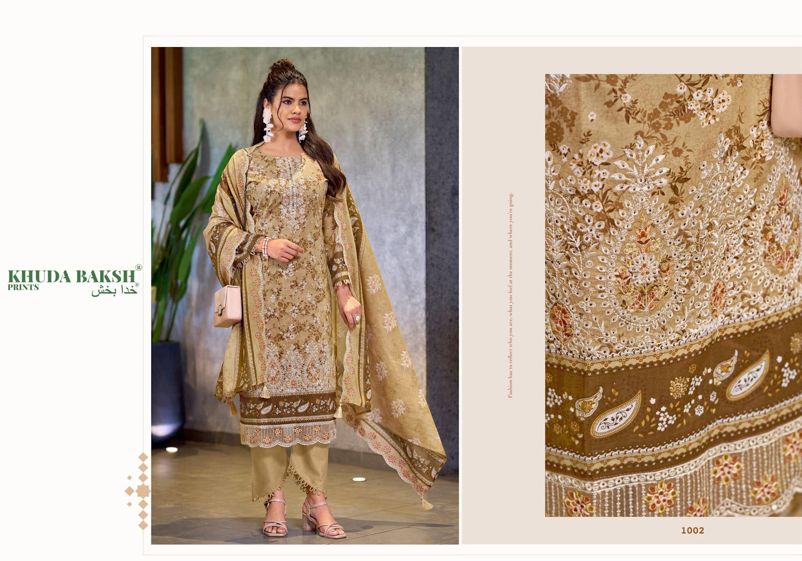 Dastaan E Jashan Vol 2 Khuda Baksh Prints Lawn Karachi Salwar Suits Wholesaler India