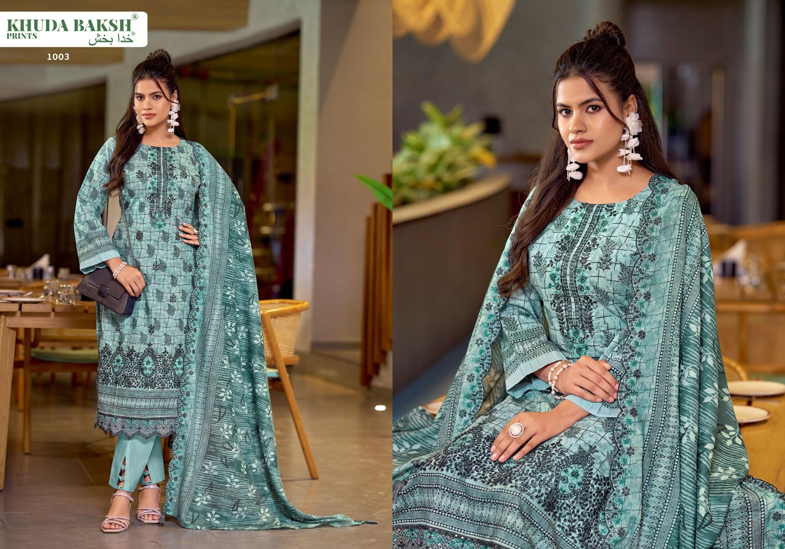 Dastaan E Jashan Vol 2 Khuda Baksh Prints Lawn Karachi Salwar Suits Wholesaler India