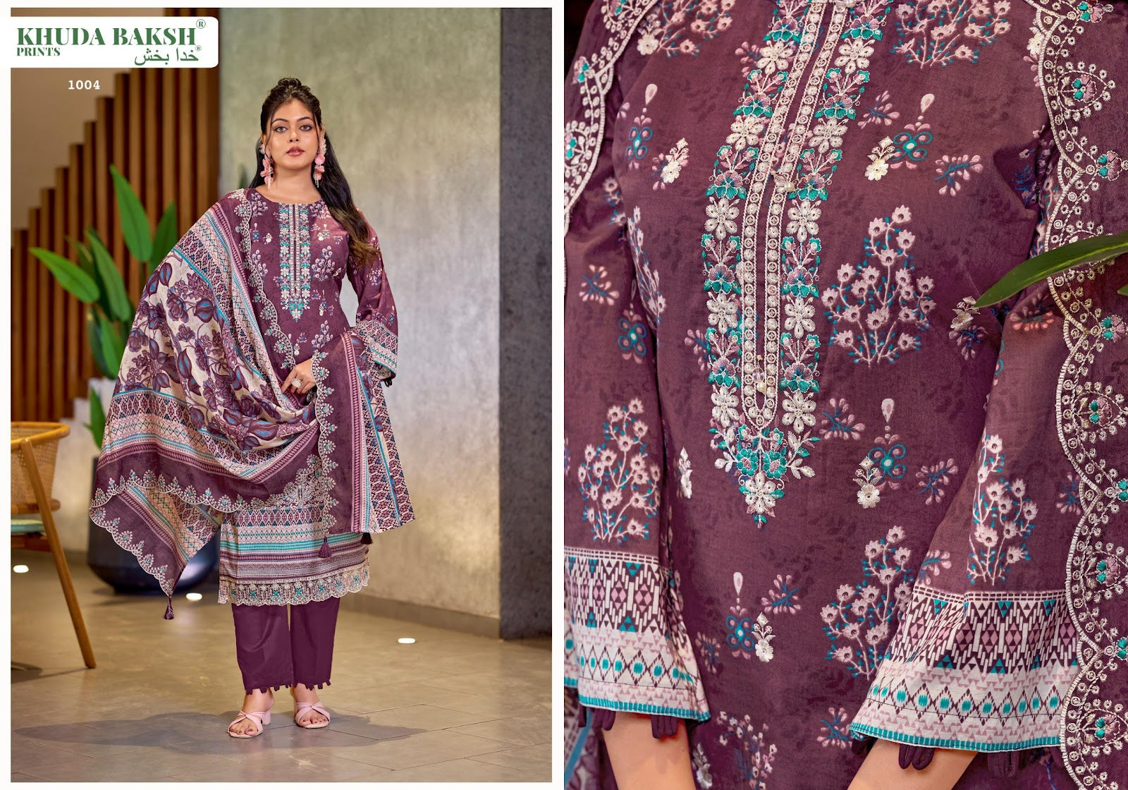 Dastaan E Jashan Vol 2 Khuda Baksh Prints Lawn Karachi Salwar Suits Wholesaler India