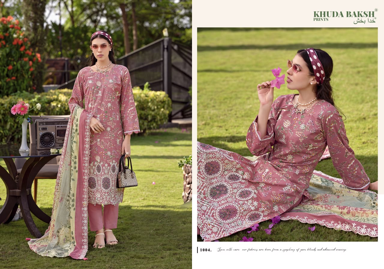 Dastaan E Jashan Vol 3 Khuda Baksh Prints Lawn Karachi Salwar Suits Wholesale Rate