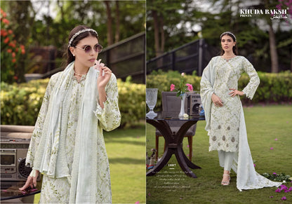 Dastaan E Jashan Vol 3 Khuda Baksh Prints Lawn Karachi Salwar Suits Wholesale Rate