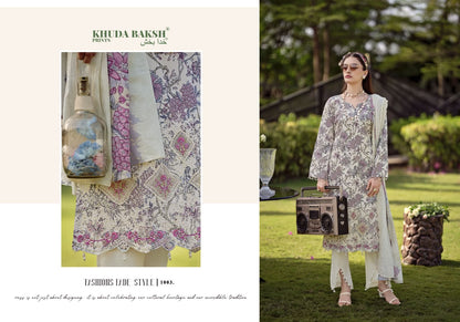 Dastaan E Jashan Vol 3 Khuda Baksh Prints Lawn Karachi Salwar Suits Wholesale Rate