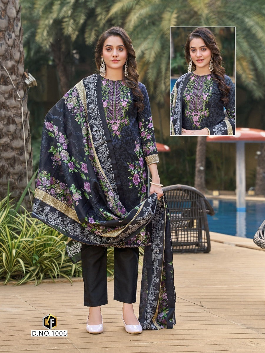 Dastaan Vol 1 Keval Fab Lawn Cotton Karachi Salwar Suits Manufacturer Gujarat