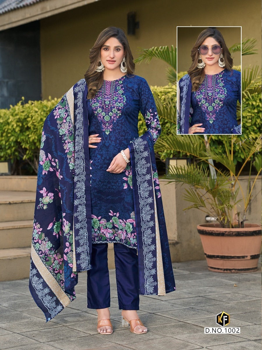 Dastaan Vol 1 Keval Fab Lawn Cotton Karachi Salwar Suits Manufacturer Gujarat