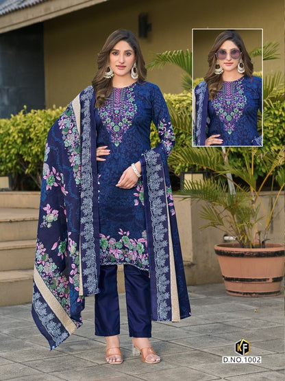 Dastaan Vol 1 Keval Fab Lawn Cotton Karachi Salwar Suits Manufacturer Gujarat