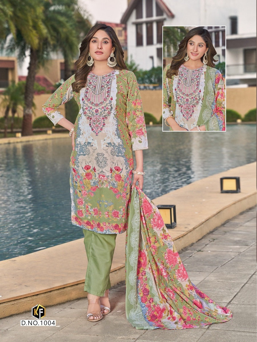 Dastaan Vol 1 Keval Fab Lawn Cotton Karachi Salwar Suits Manufacturer Gujarat