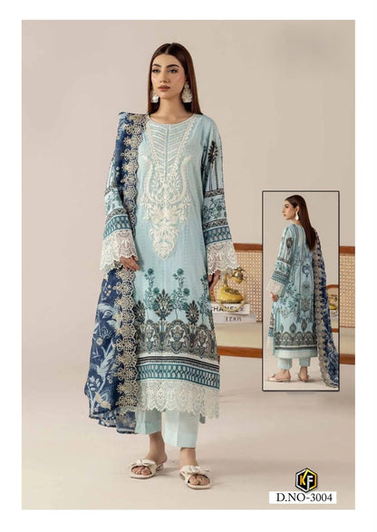 Dastak Vol 3 Keval Fab Lawn Cotton Karachi Salwar Suits Supplier India