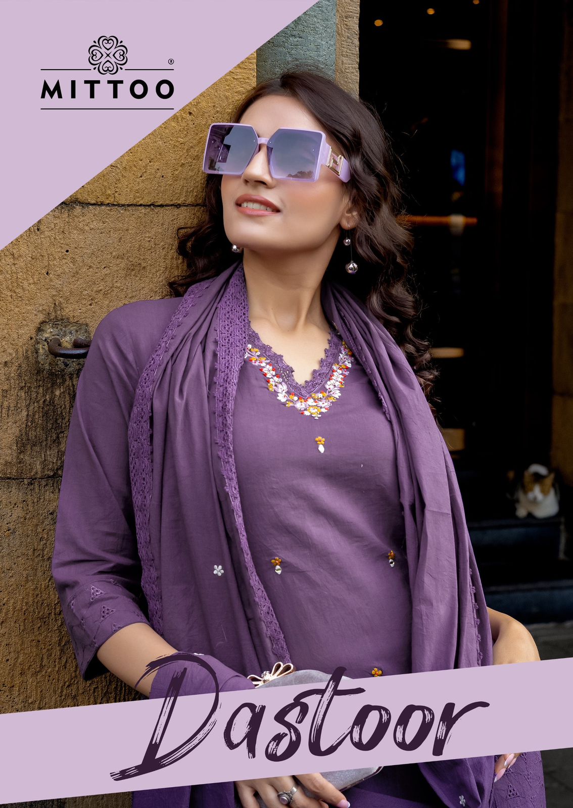 Dastoor Mittoo Cotton Readymade Pant Style Suits Wholesale Rate