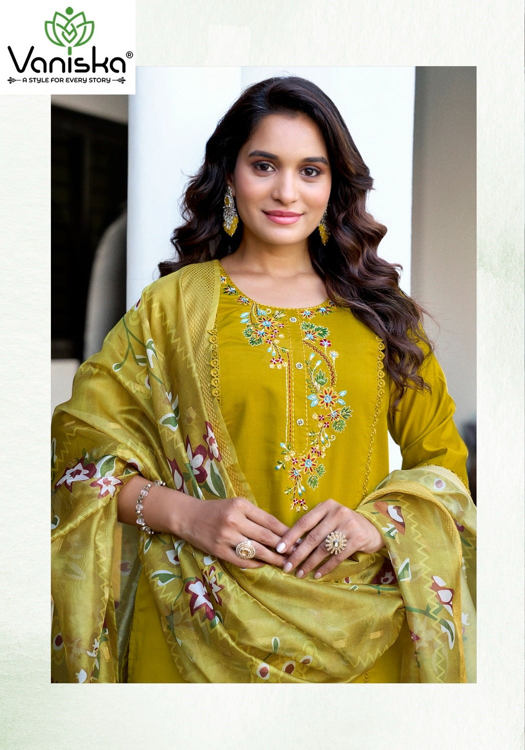 Dastoor Vol 1 Vaniska Roman Silk Readymade Pant Style Suits Exporter India