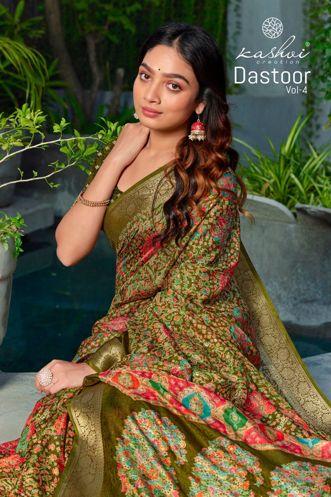 Dastoor Vol 4 Kashvi Creation Viscose Sarees Manufacturer