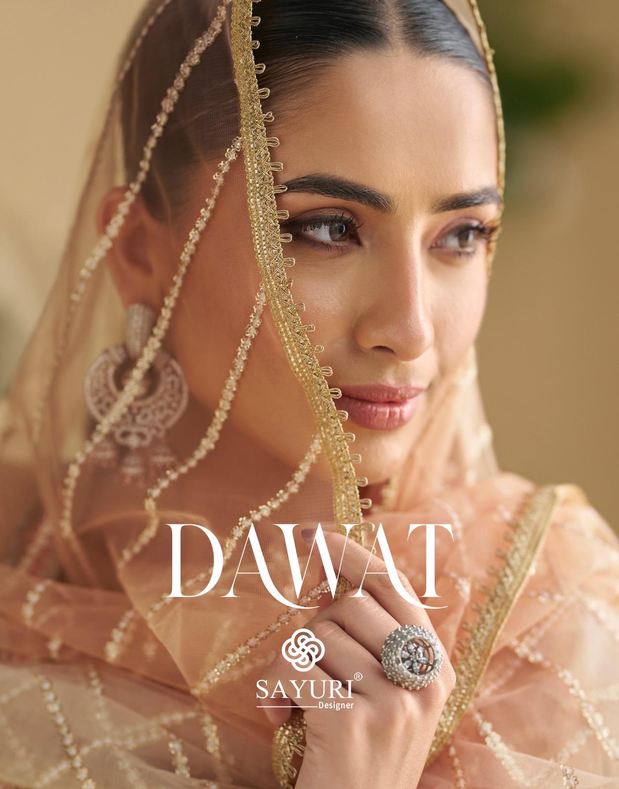 Dawat Sayuri Georgette Gown Dupatta Set Wholesale Price