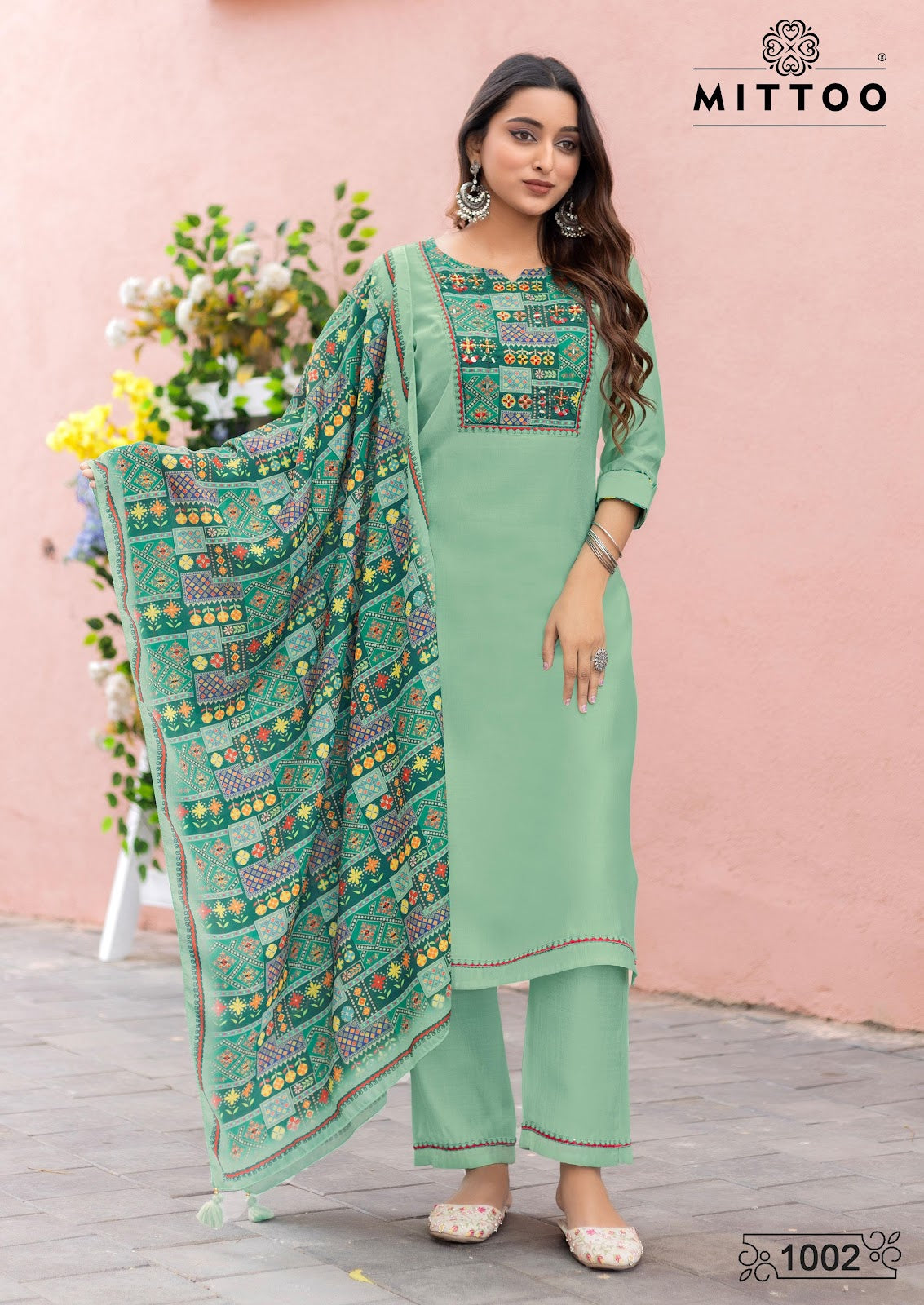 Day Light Mittoo Modal Silk Readymade Pant Style Suits Manufacturer Ahmedabad