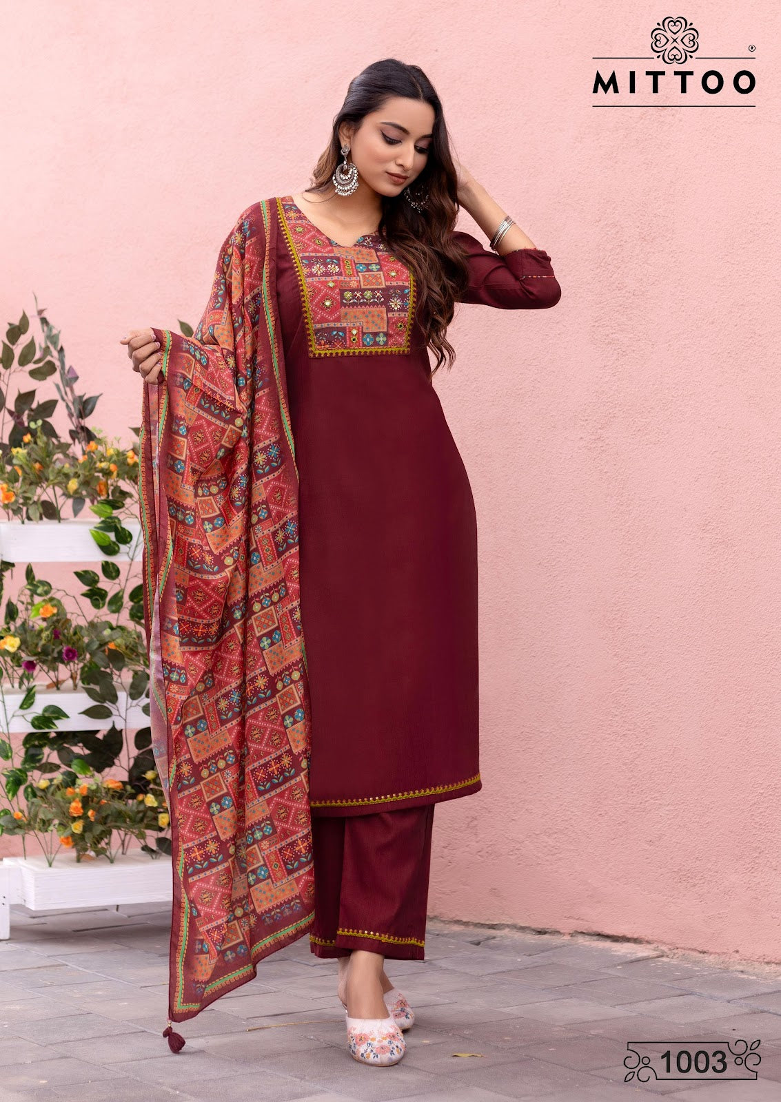 Day Light Mittoo Modal Silk Readymade Pant Style Suits Manufacturer Ahmedabad