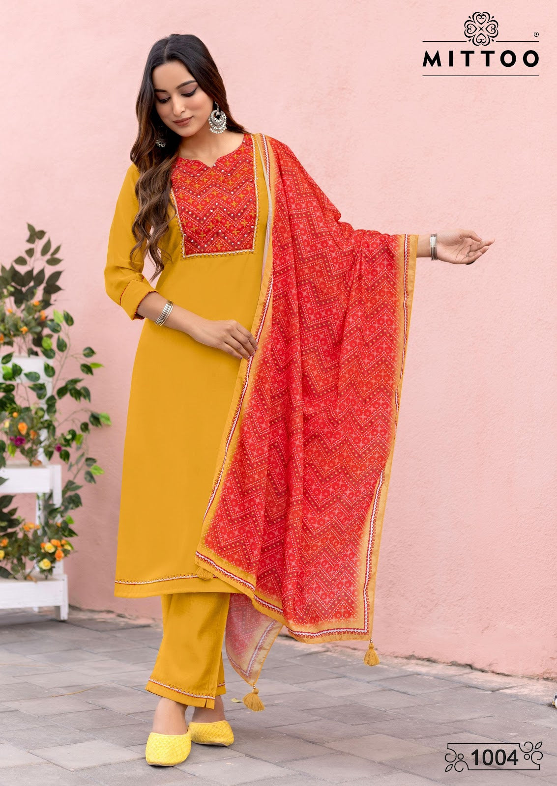 Day Light Mittoo Modal Silk Readymade Pant Style Suits Manufacturer Ahmedabad