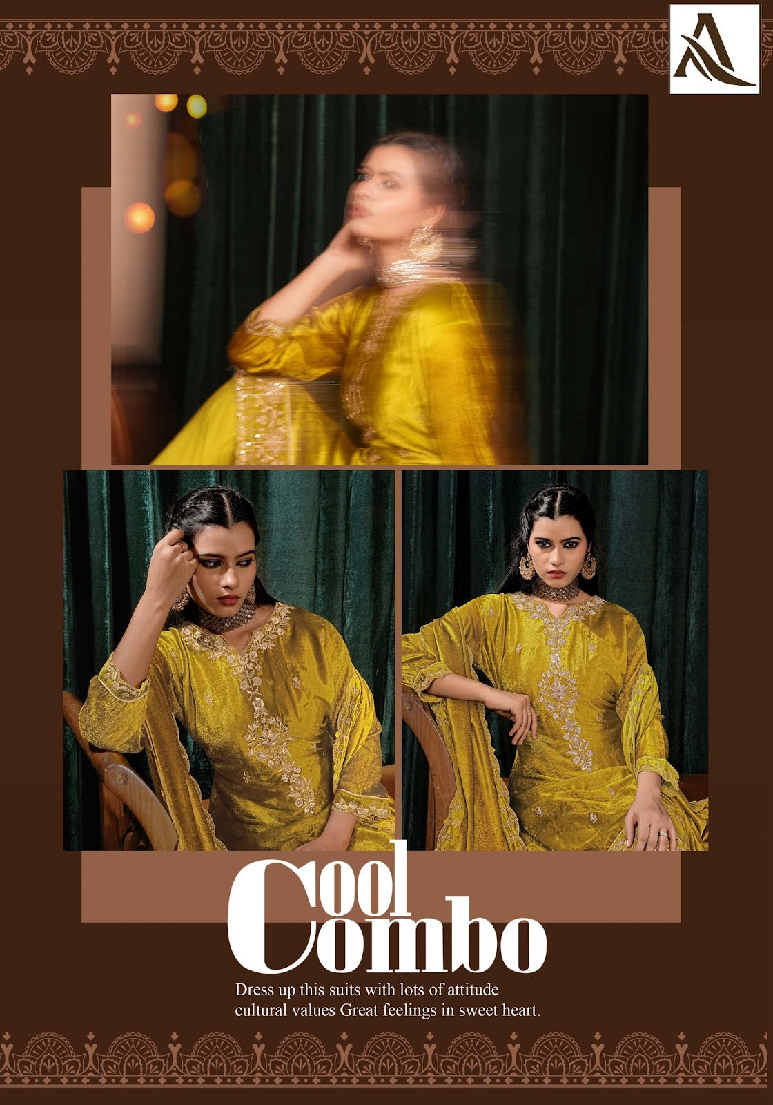 Dazy Alok Viscose Velvet Suits Supplier Ahmedabad