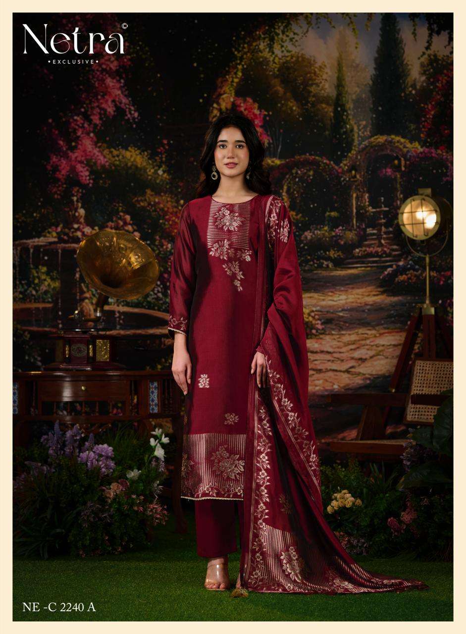 Dazy Netra Woven Silk Pant Style Suits Supplier