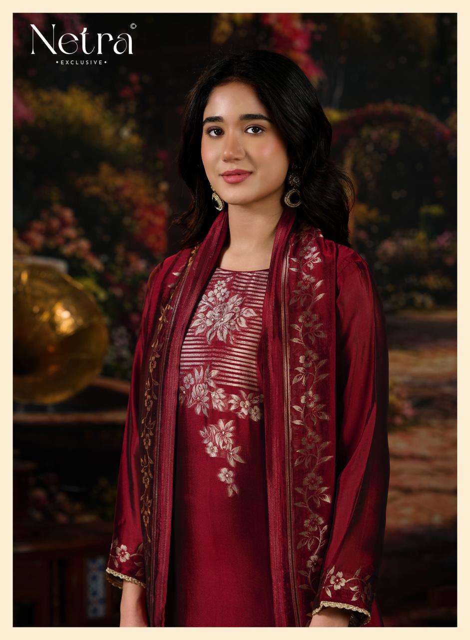 Dazy Netra Woven Silk Pant Style Suits Supplier
