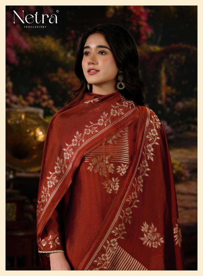 Dazy Netra Woven Silk Pant Style Suits Supplier