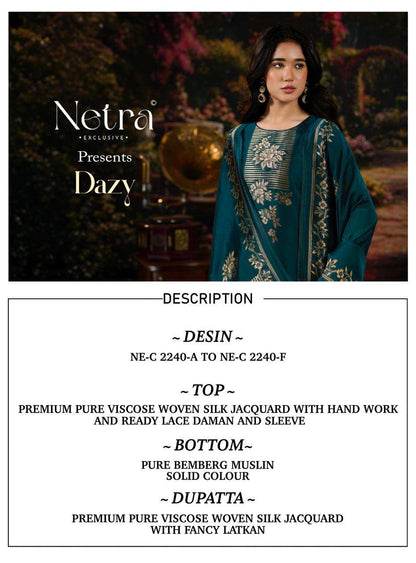 Dazy Netra Woven Silk Pant Style Suits Supplier