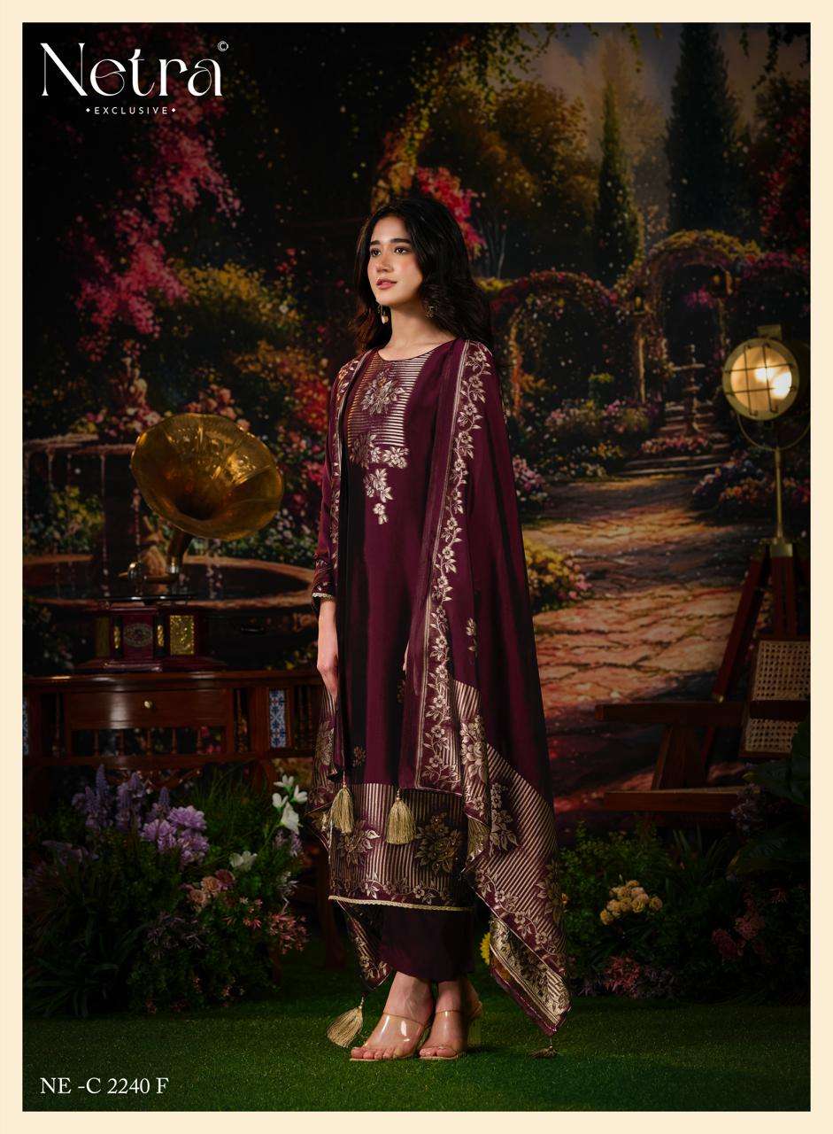 Dazy Netra Woven Silk Pant Style Suits Supplier