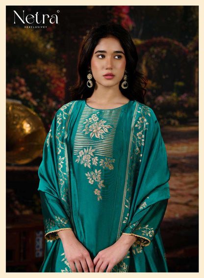 Dazy Netra Woven Silk Pant Style Suits Supplier