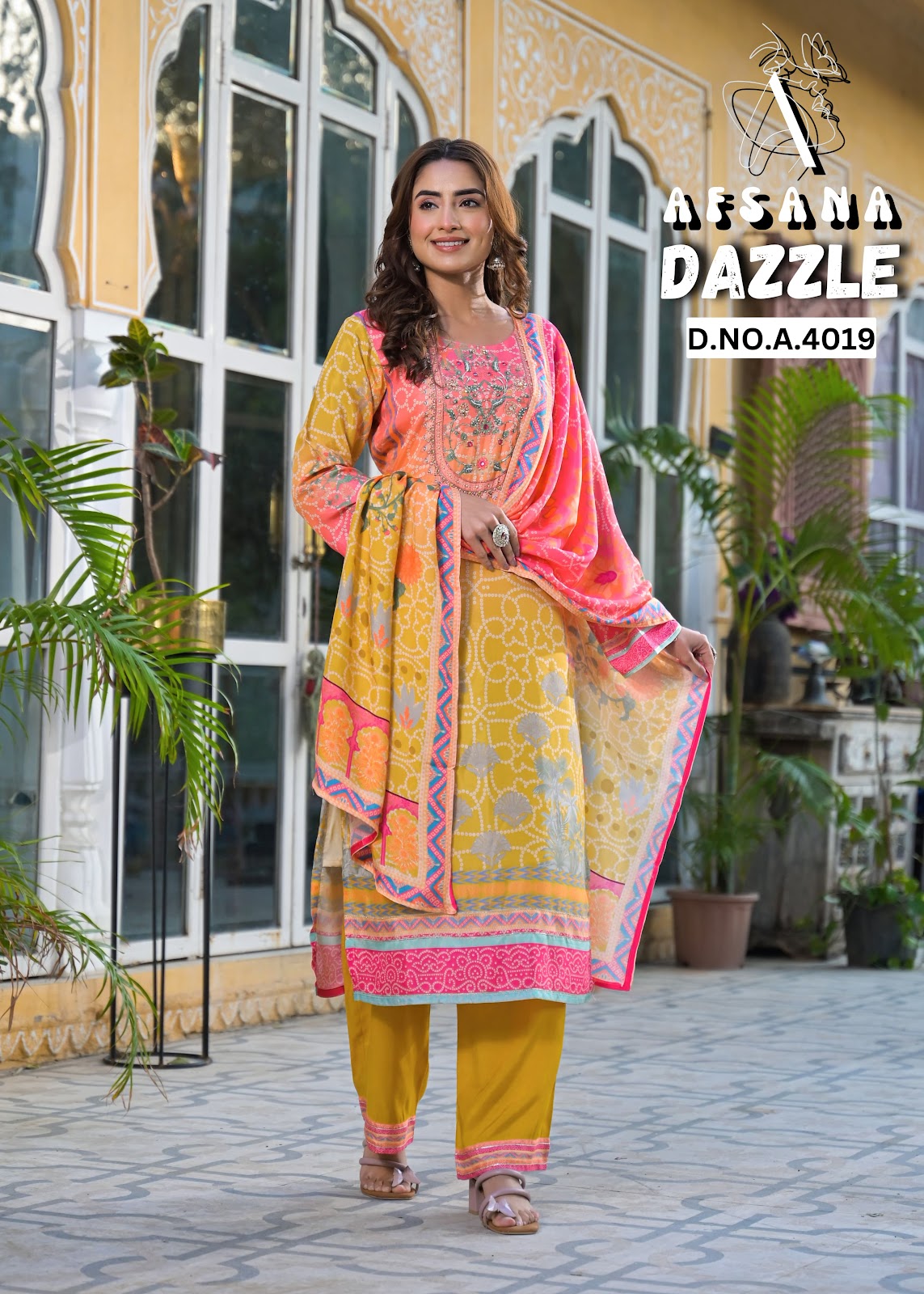 Dazzle Afsana Pure Viscose Pakistani Salwar Suits Exporter