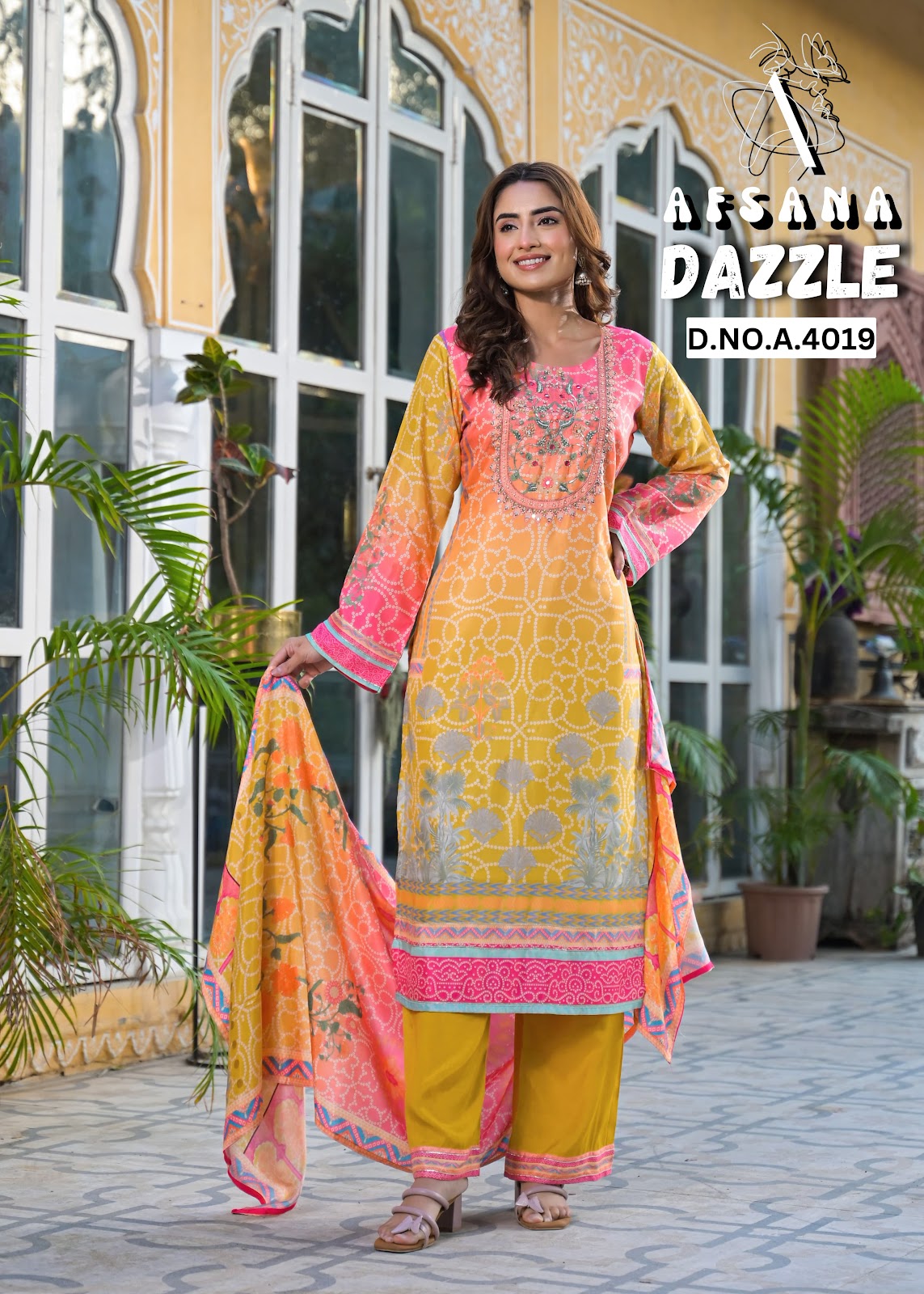 Dazzle Afsana Pure Viscose Pakistani Salwar Suits Exporter