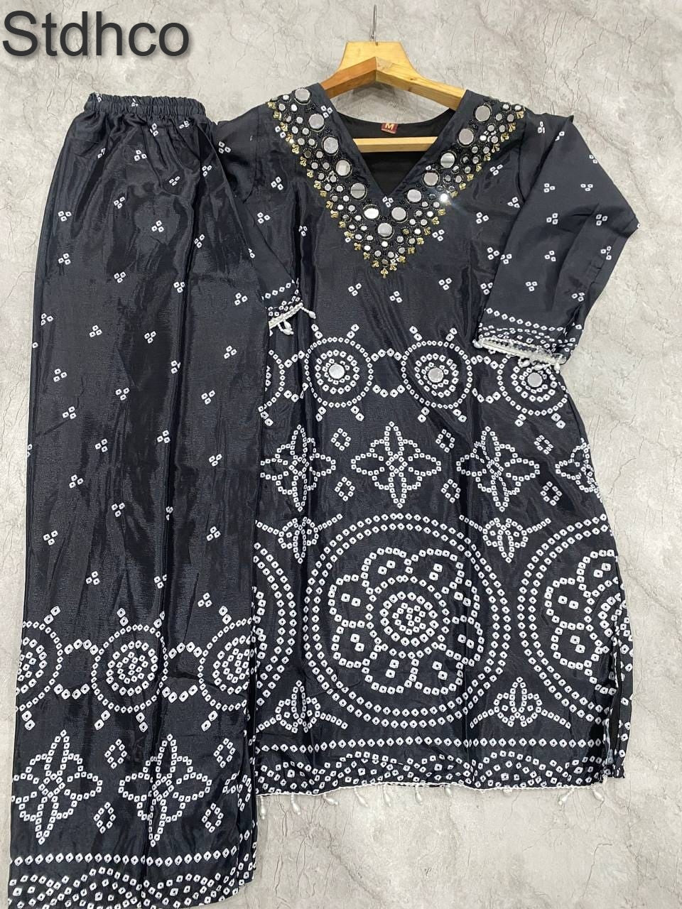 Dc-122 Stdhco Crush Co Ord Set Exporter Ahmedabad