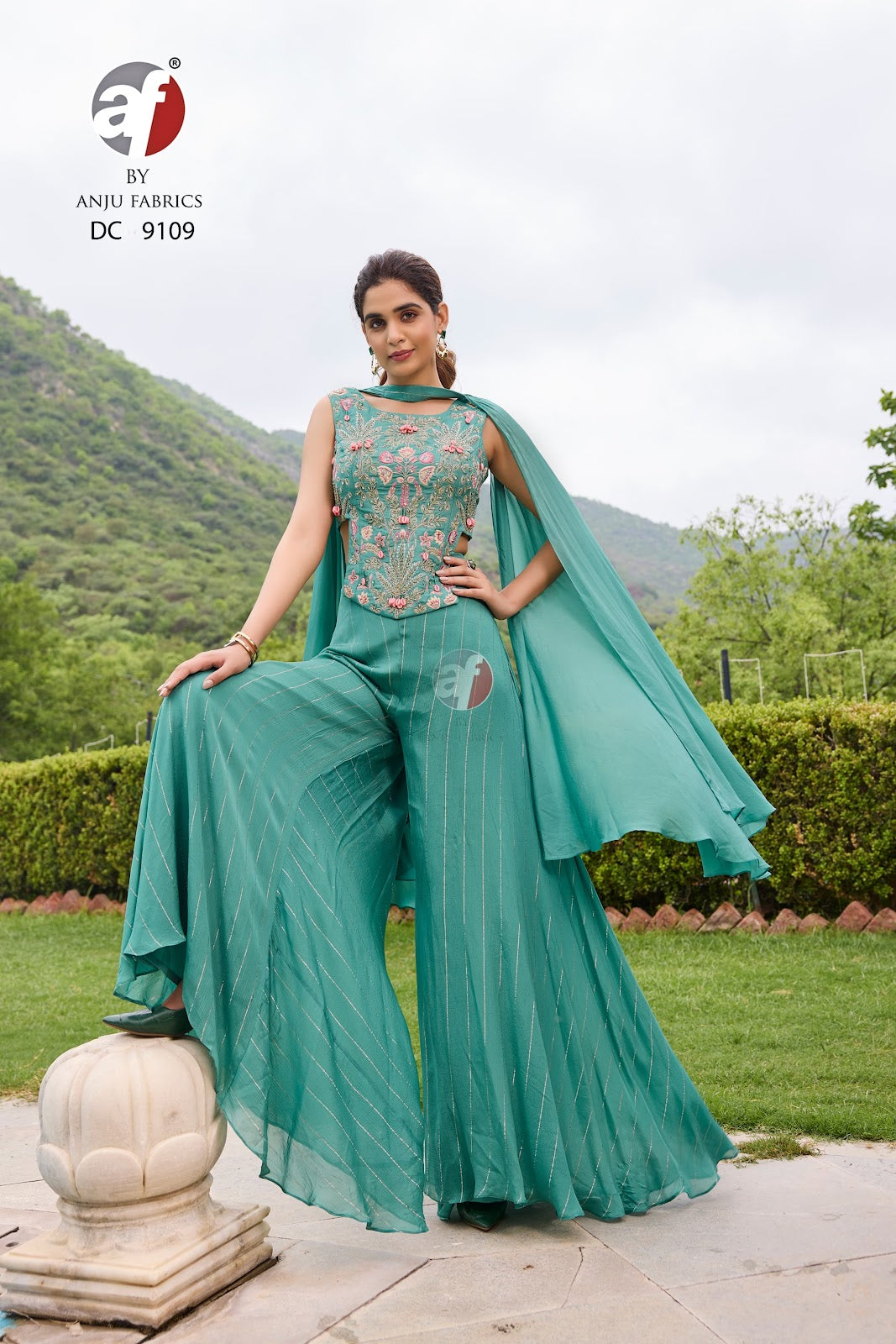 Dc 9109 Af Chinon Chiffon Western Pair Manufacturer Gujarat