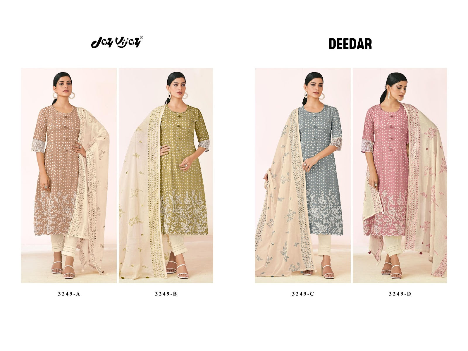 Deedar 3249 Jay Vijay Cotton Pant Style Suits Wholesale Price