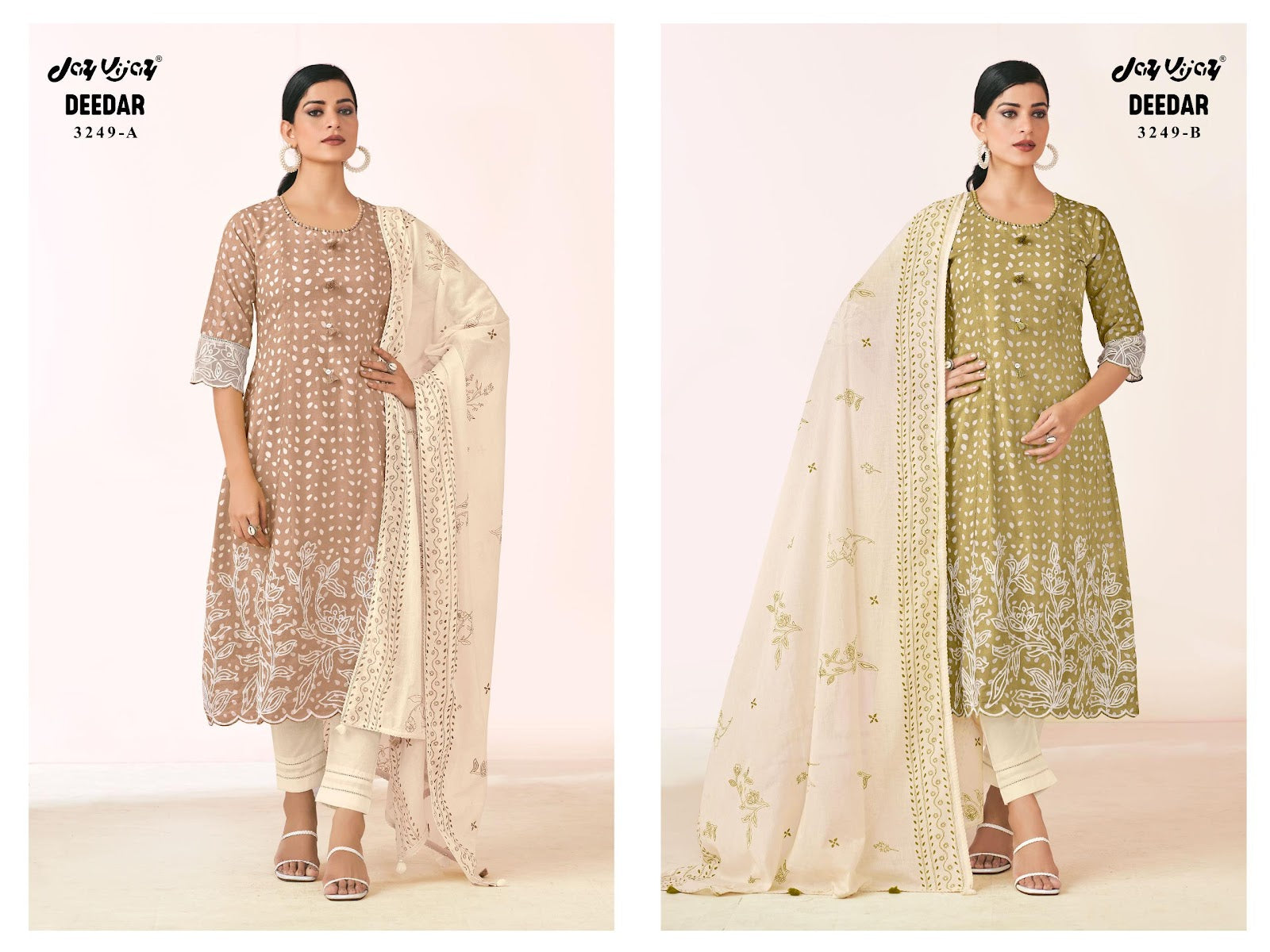 Deedar 3249 Jay Vijay Cotton Pant Style Suits Wholesale Price