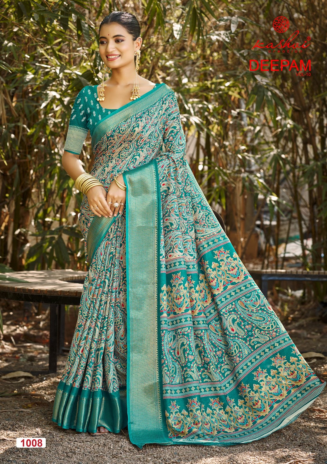 Deepam Vol 10 Kashvi Creation Dola Silk Sarees Wholesale Price