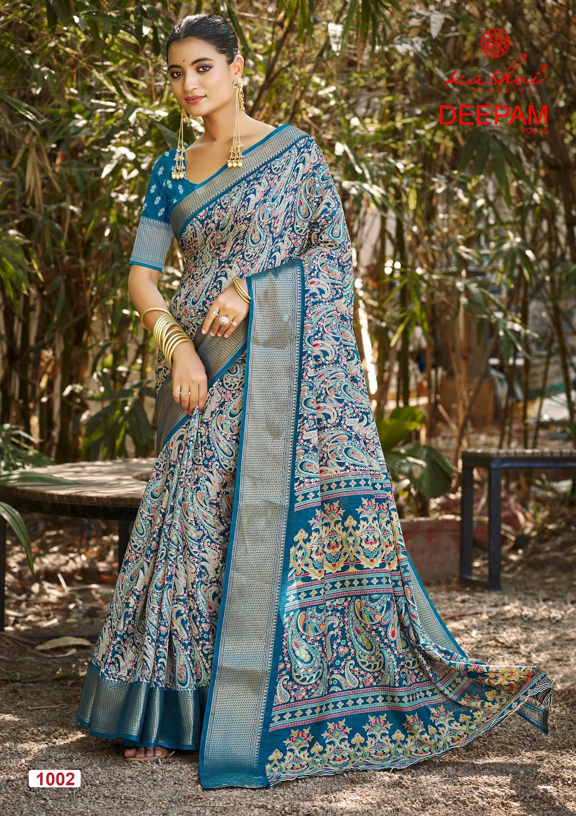 Deepam Vol 10 Kashvi Creation Dola Silk Sarees Wholesale Price