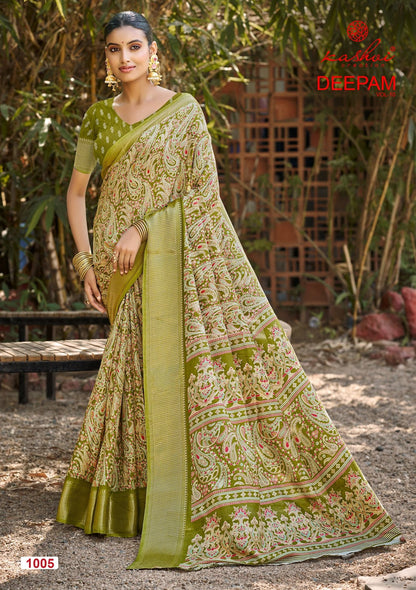 Deepam Vol 10 Kashvi Creation Dola Silk Sarees Wholesale Price
