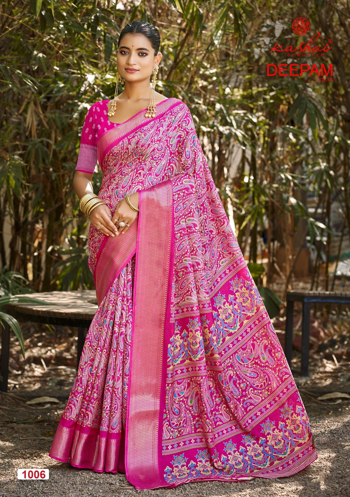 Deepam Vol 10 Kashvi Creation Dola Silk Sarees Wholesale Price