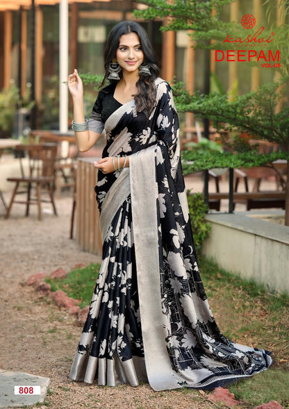 Deepam Vol 8 Kashvi Creation Dola Silk Sarees Wholesale Price