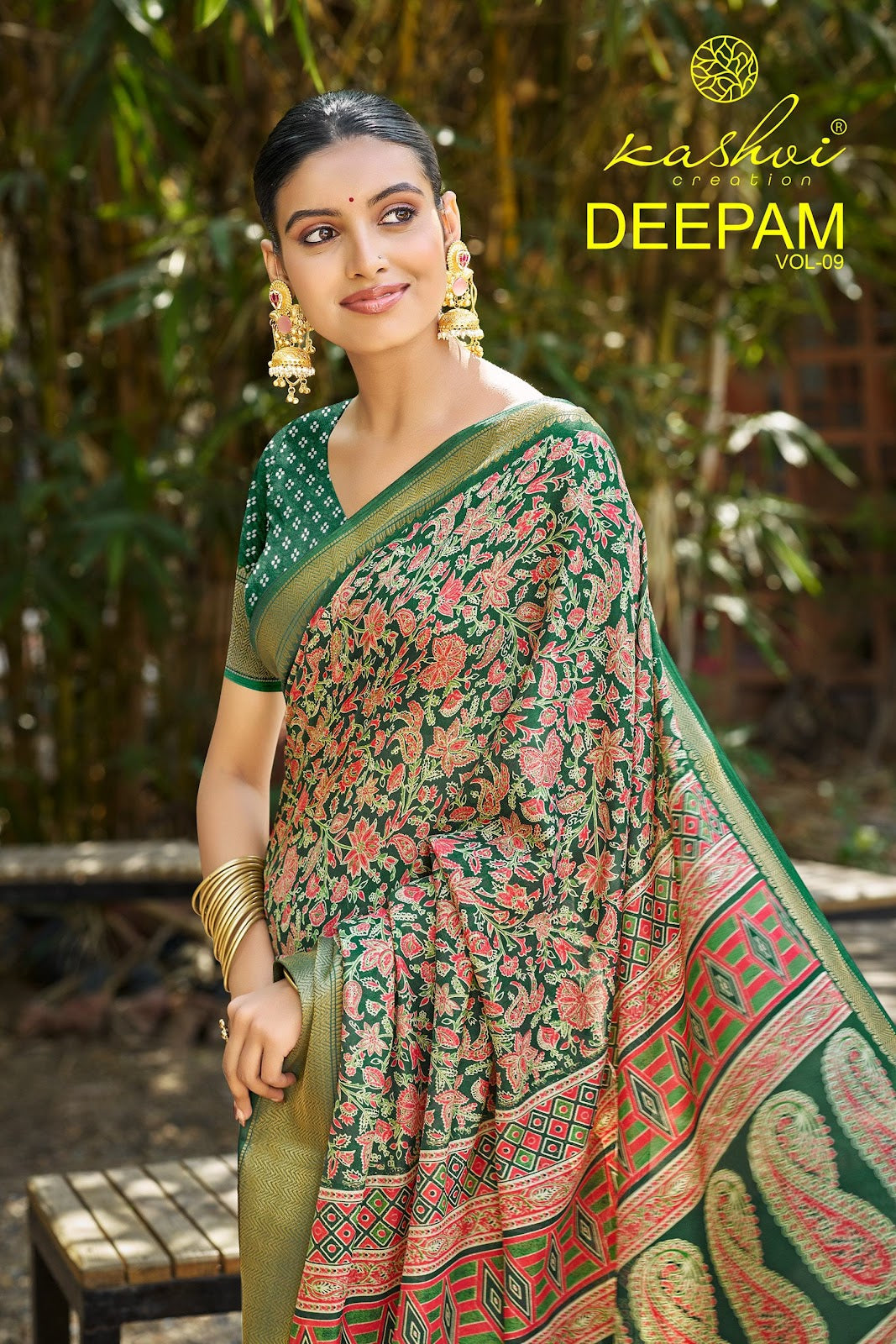 Deepam Vol 9 Kashvi Creation Dola Silk Sarees Manufacturer India