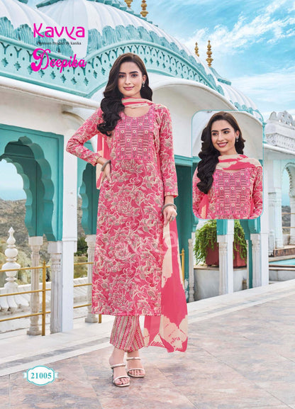 Deepika Vol 21 Kavya Capsule Readymade Pant Style Suits Wholesale Rate